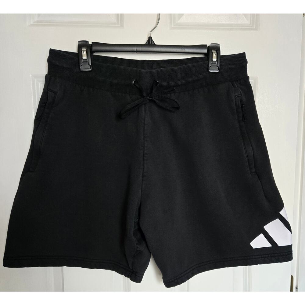 Adidas Men's Black Activewear Lounge Gym Workout Shorts US Large